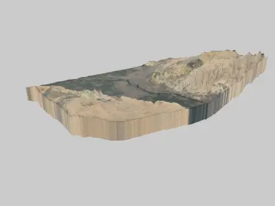 CAIRO City Low-poly 3D model