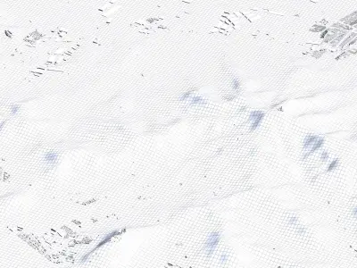 Ecatepec Mexico City Landscape 3D Model 3D model