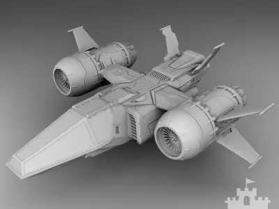 Conqueror of Planets - Spaceship  3D print model