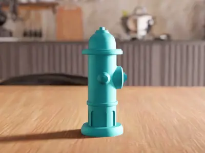 Fire Hydrant STL File - 175 3D print model