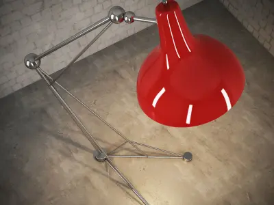 Lamp floor 3D model buy