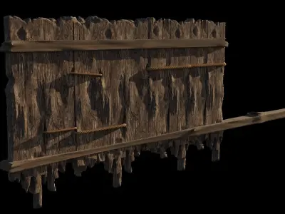 Wooden Planks 3D model purchase