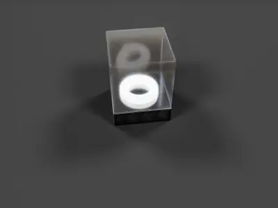 Bathroom Wall Light V01 - Low Poly Low-poly 3D model