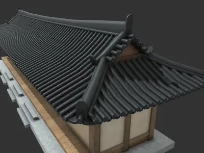 Korean Traditional House Hanok 3D model purchase