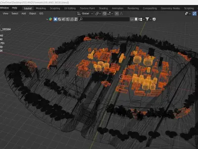 ISLAND OUTPOST 3D model