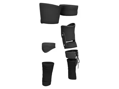 Ladies Faux Leg Harness Low-poly 3D model