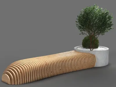 bench737 v2 3D model