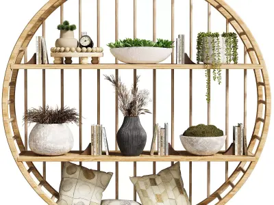 Decorative set 10 3D model 7