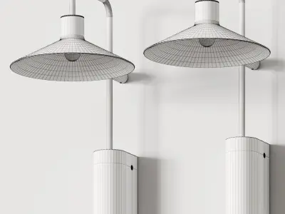 Bover Platet A 02 Wall Lamps 3D model