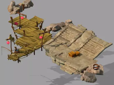 City - Pier 23 3D model