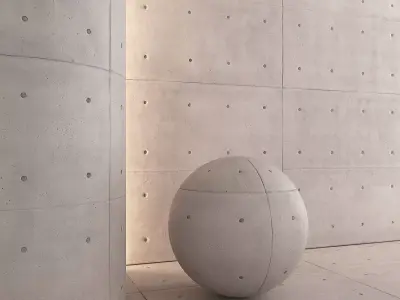 Concrete panels with holes 11 Texture