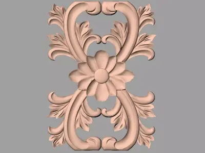 Woodworking CNC Router 3D Relief STL models used for artcam E437 3D model