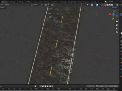 REALISTIC STREET 3D model