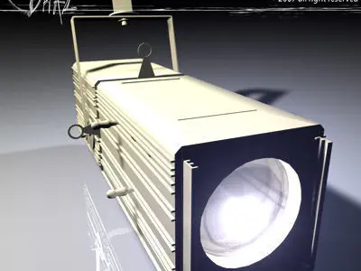 Stage light  Profile 3D model