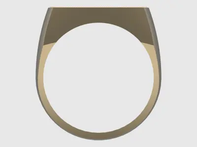 Contemporary Signet Ring JDBCo 3D print model