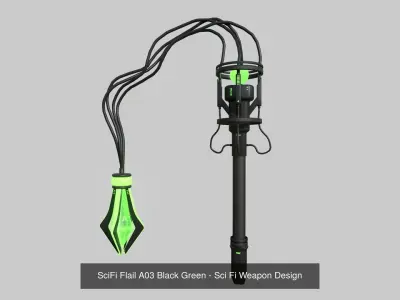 10 SciFi Weaponry C Collection - Sci Fi Weapon Design 3D Model Pack