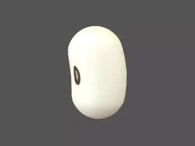 Soybean V1 003 Low-poly 3D model