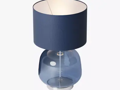 Navy Blue 1 Connor Table Lamp 3D model