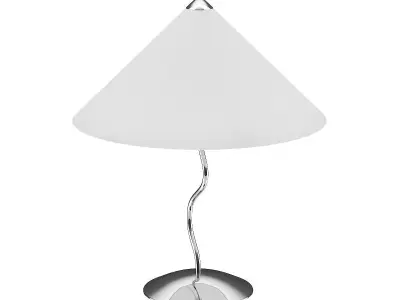 Chromed Desk Lamp 3D model