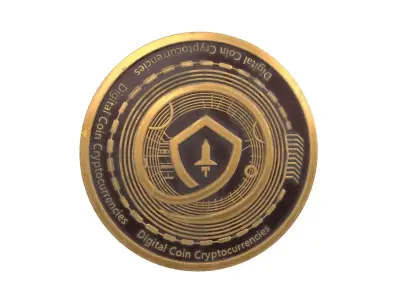 SafeMoon Coin v2 002 Low-poly 3D model