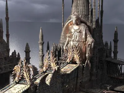 Dragons Palaces 4  3D model
