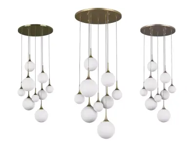 81309x Globo Lightstar Chandelier 3D model