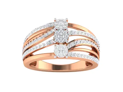 Women Ring Render 3dm STL MTL SLC JCD OBJ FBX Details 3D print model 78
