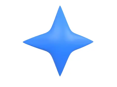 Sparkle v2 004 Low-poly 3D model