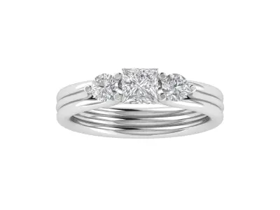 Women Ring  Render 3dm STL OBJ FBX TXT Details 3D print model 33