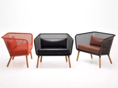 Honken Easy Chair 3D model