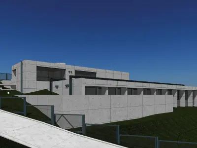Tadao Ando - Koshino House 3D model