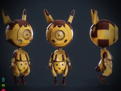 Robo Rabbit 3D model