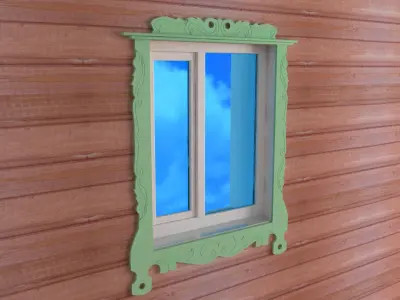 jamb on the window 3D model