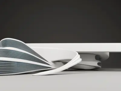Future building 02 3D model purchase