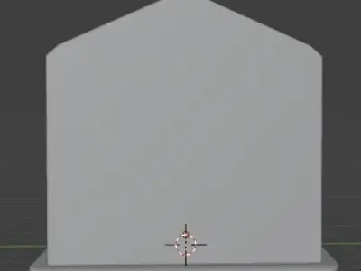 Low-poly House Free low-poly 3D model