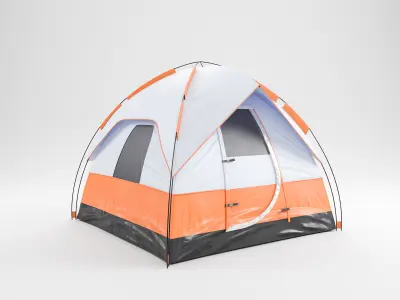 Camping Tent 01 4K PBR 3D model