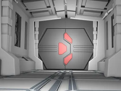 Sci Fi Corridor 3D model