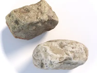 135 stone 3D model