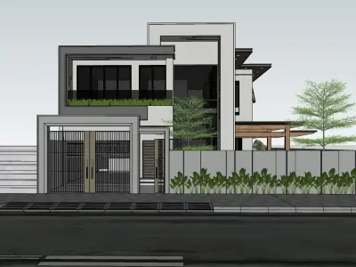 VILLA modern house 3D model