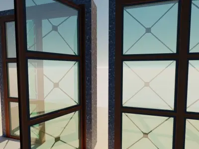 SAFRA GATE 2 Low-poly 3D model