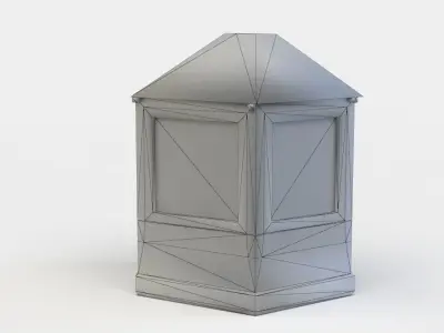 House oriel Low-poly 3D model