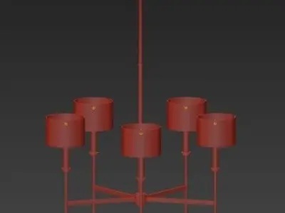 Ferrara chandelier 3D model