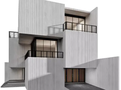 MODERN HOUSE NO6 A 3D model