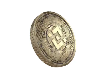 Binance Coin v5 005 3D model