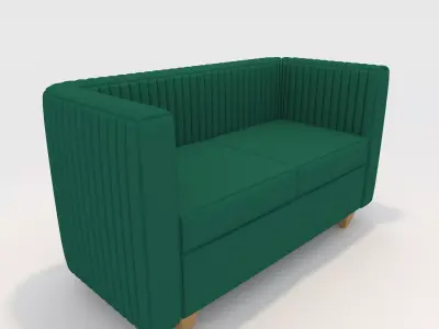 Sofa 2 Seater 16 3D model
