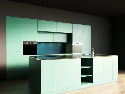 15-Kitchen3 matte 2 3D model