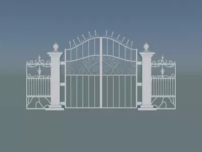 Gateway Exterior Gate 3D print model buy