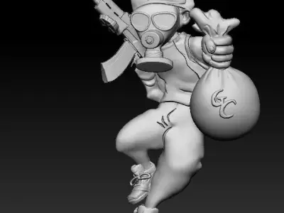 GAS Man  3D print model