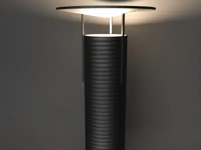 Table lamp Thread Lamp animated 3D model