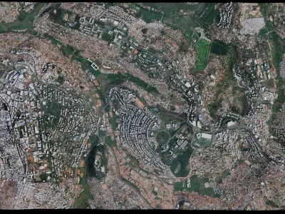 Kigali - Rwanda 3D model